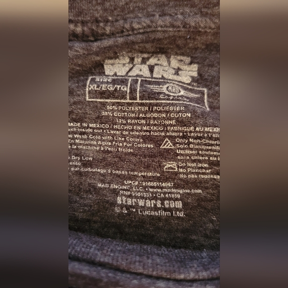 Star Wars T-shirt Millennium Falcon 8 Bit Look Vintage Shirt - Picture 4 of 6